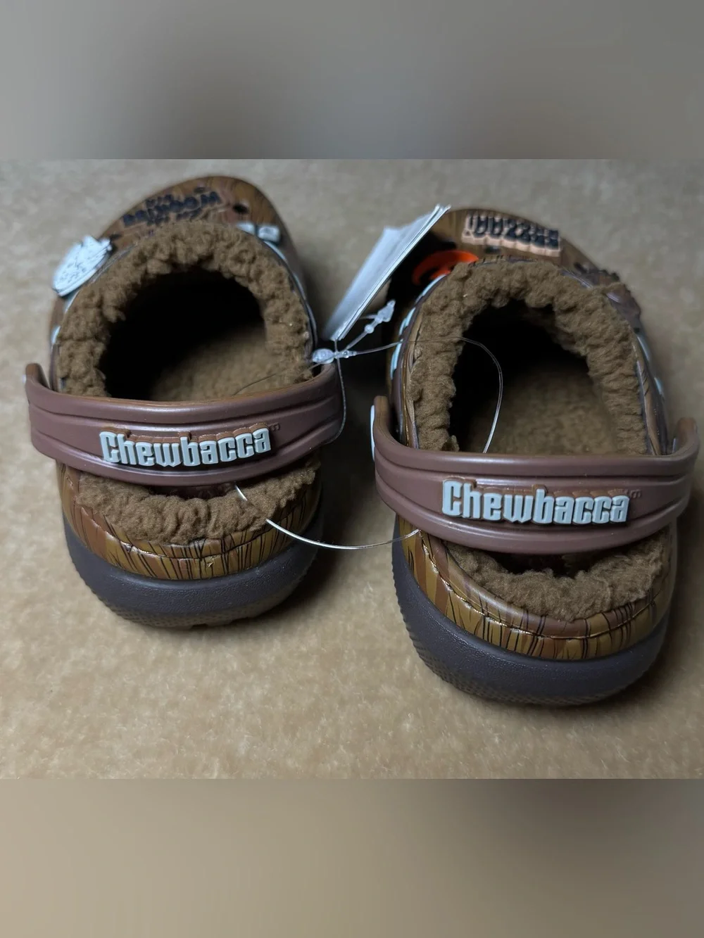 Crocs Kids Star Wars Chewbacca Fuzz Lined Clogs C9 NWT